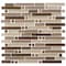 Andova Tiles ANDOVA TILES Happy 3"x1" Marble Mosaic Tile ANDHAP419 - alternate 1